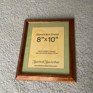 Koa wood picture frame